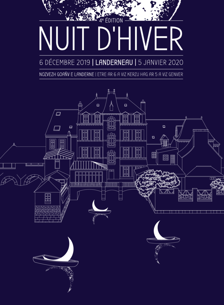 Affiche Nuit d'Hiver 2019 Landerneau